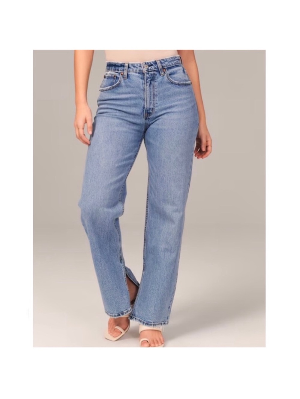 Abercrombie & Fitch Jeans Womens 30 10 Long The 90s Relaxed High Rise